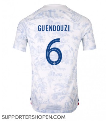 Frankrike Matteo Guendouzi #6 Borta Matchtröja VM 2022 Kortärmad